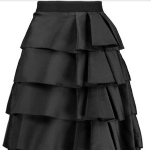 Sachin + Babi Noir NWT Shirley Black Tiered Skirt
